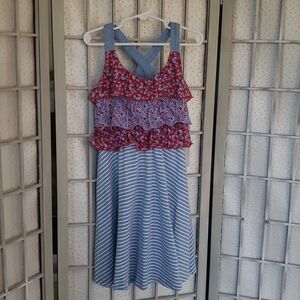 Jona Michelle red and blue nwt girls dress 7